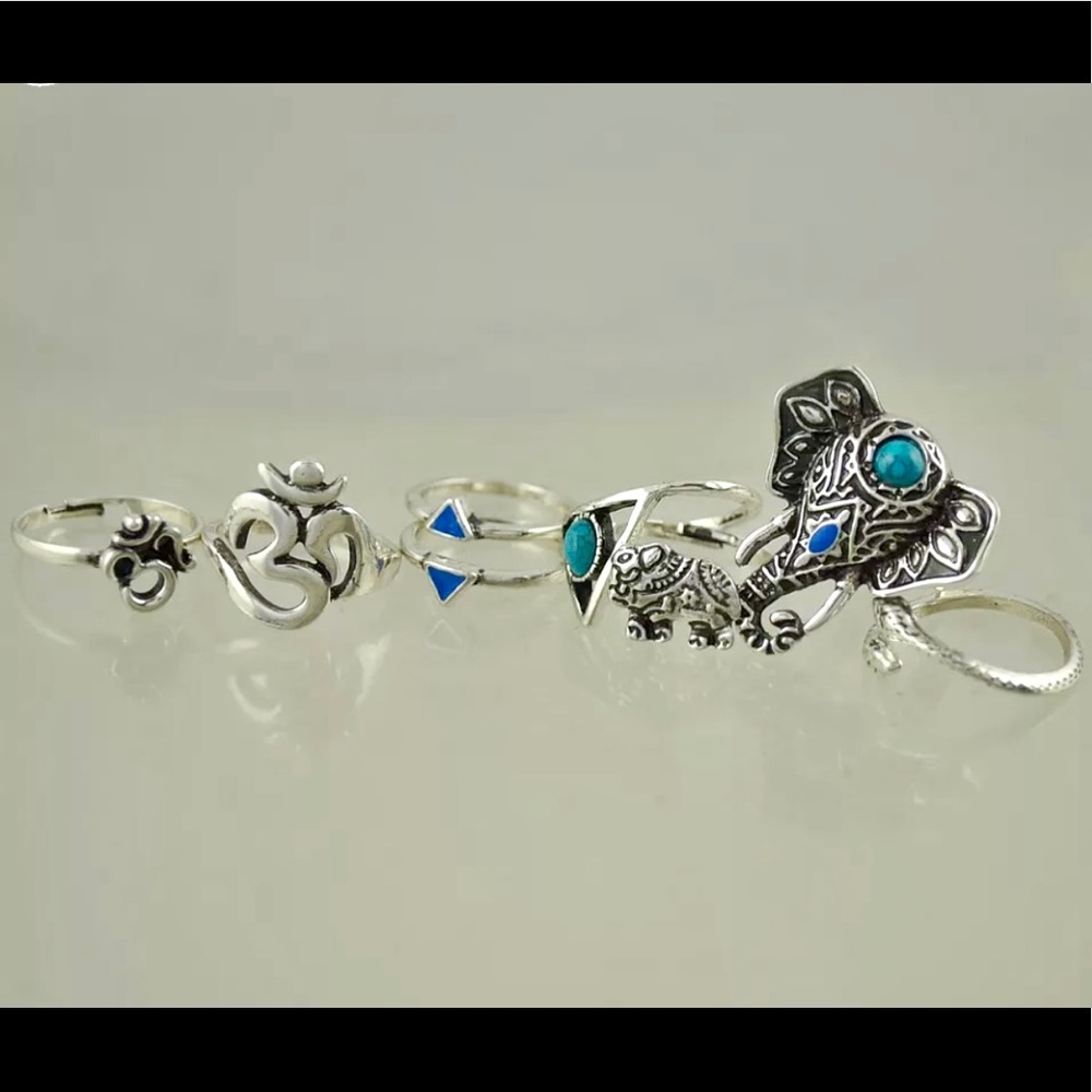Boho Rings Set - Picture 11 of 11